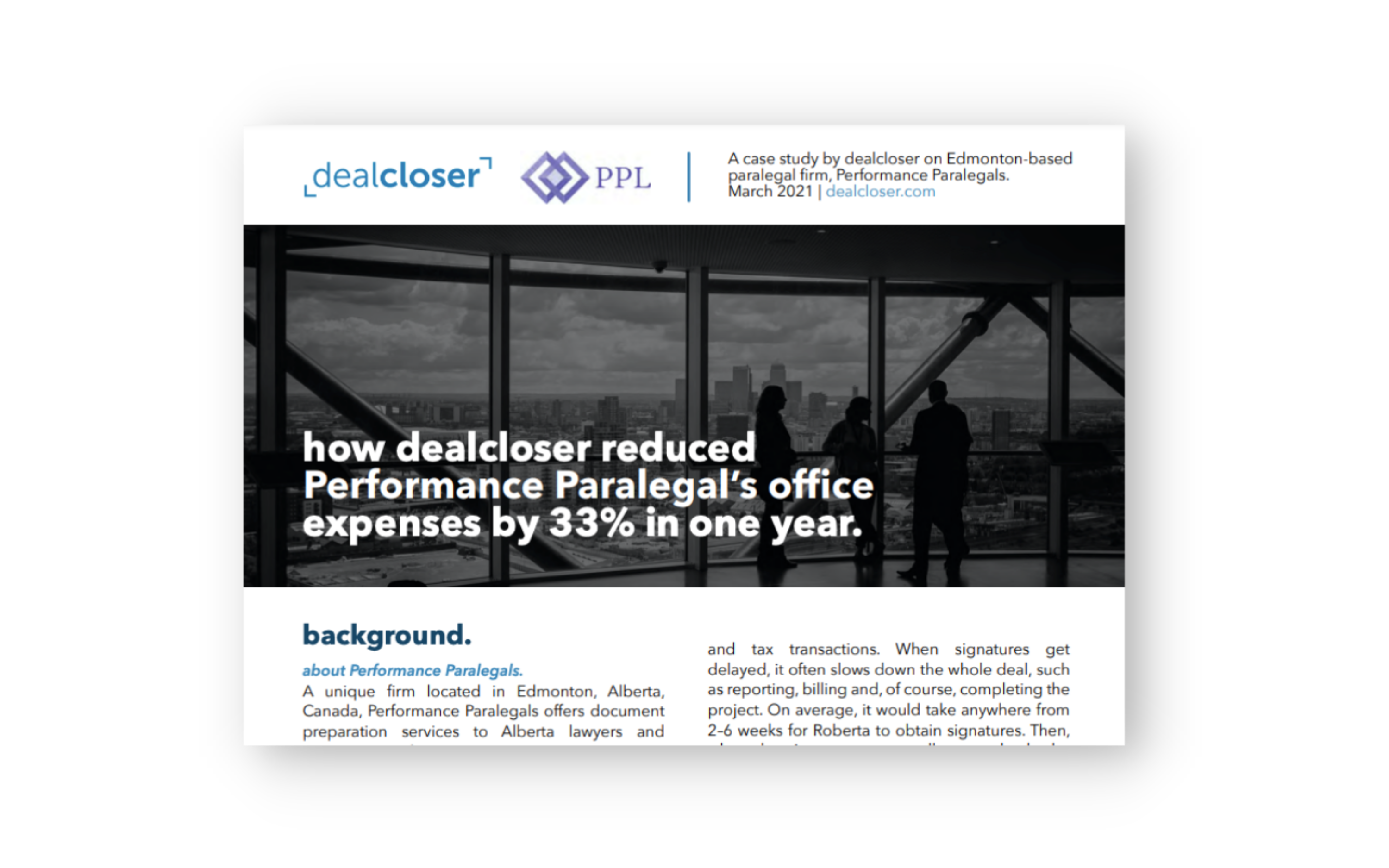 dealcloser Performance Paralegals White Paper