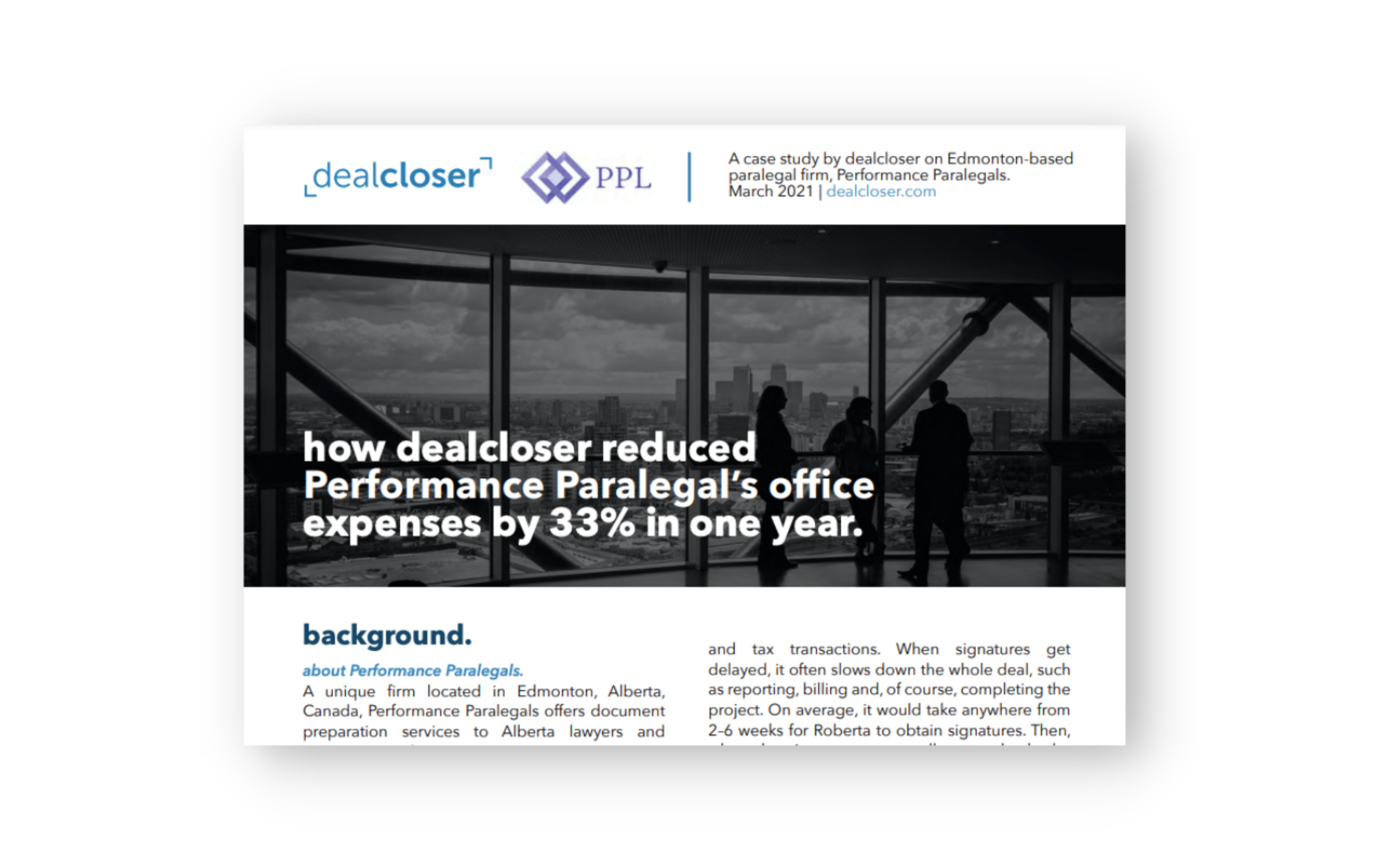 dealcloser Performance Paralegals White Paper dealcloser Performance Paralegals White Paper