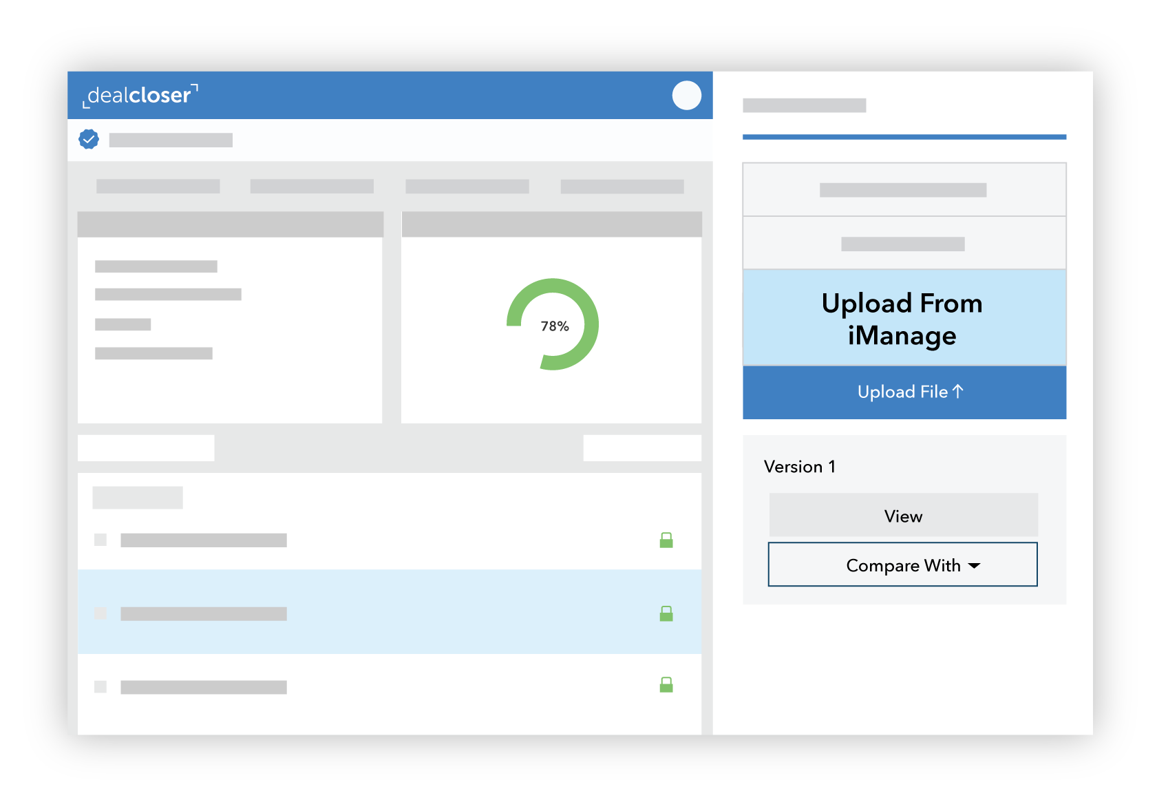 iManage Dealcloser iManage Dealcloser